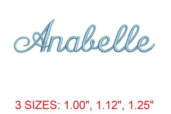 Annabelle Embroidery Font: Timeless Elegance for Modern Projects