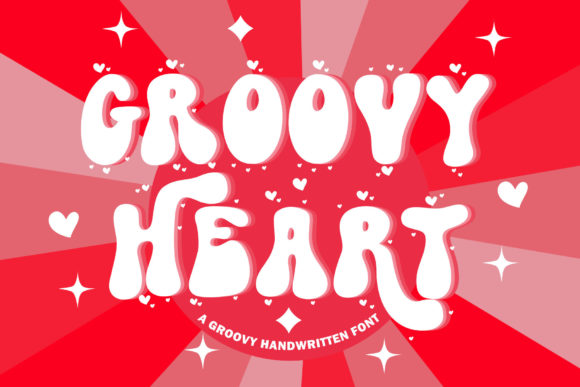 Bringing Retro Vibes to Modern Design with XGroovy Heart Font