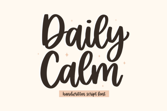 Daily Calm: Infusing Handwritten Charm into Modern Design