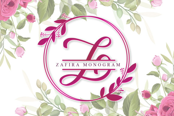 Discover the Charm of Zafira Monogram Font