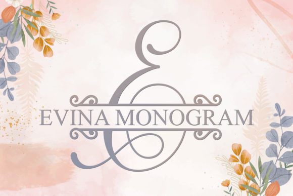 Evina Monogram Font: A Dainty Touch for Elegant Designs