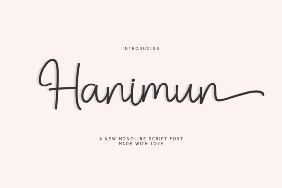 Hanimun Font: A Delicate Touch for Elegant Design Projects