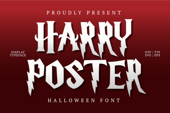 Harry Poster Regular Font: A Spooky Halloween Typeface