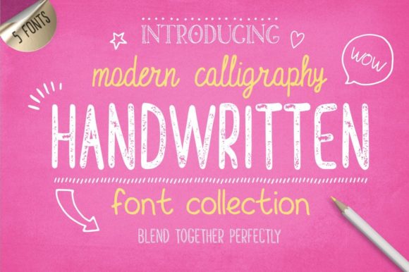 Integrating the Handwritten Font Collection into Your Creative Process