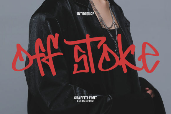 Off Stoke Font: A Whimsical Graffiti Style for Bold Designs