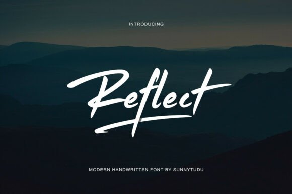 Reflect Handwritten Font: Injecting Urban Energy into Modern Design