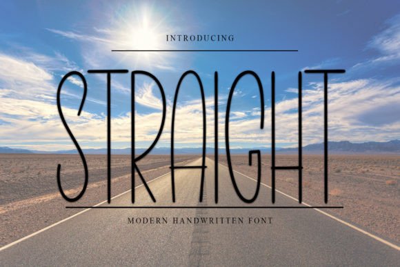 Straight Font: A Practical Evaluation of Its Style and Usability