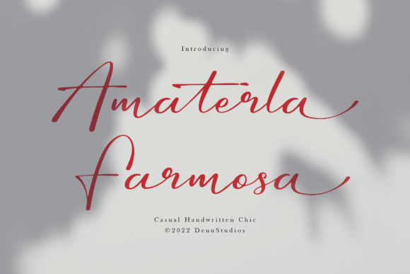 The Artistry of Amaterla Farmosa: Integrating Script Typography into Modern Design