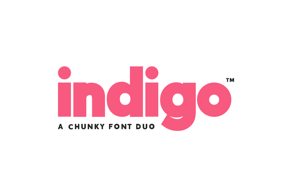 The Indigo Font Duo: Capturing the Modern Aesthetic of Contrast and Sophistication