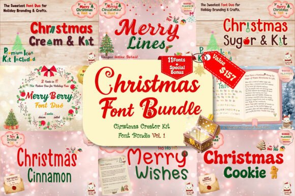 The Ultimate Christmas Font Bundle for Every Holiday Project