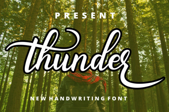 Thunder Font: Elevate Your Projects with Modern Handwritten Style